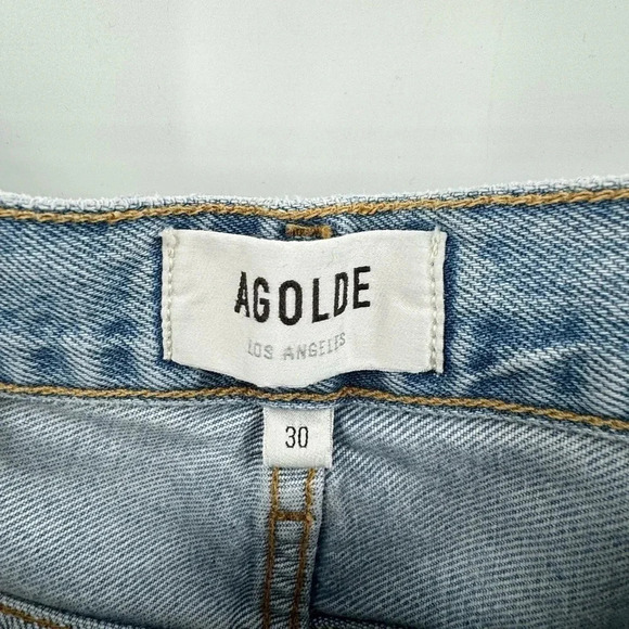 AGOLDE PINCH WAIST KICK FLARE IN RIPTIDE JEANS SIZE 30 B1219 - Picture 5 of 8